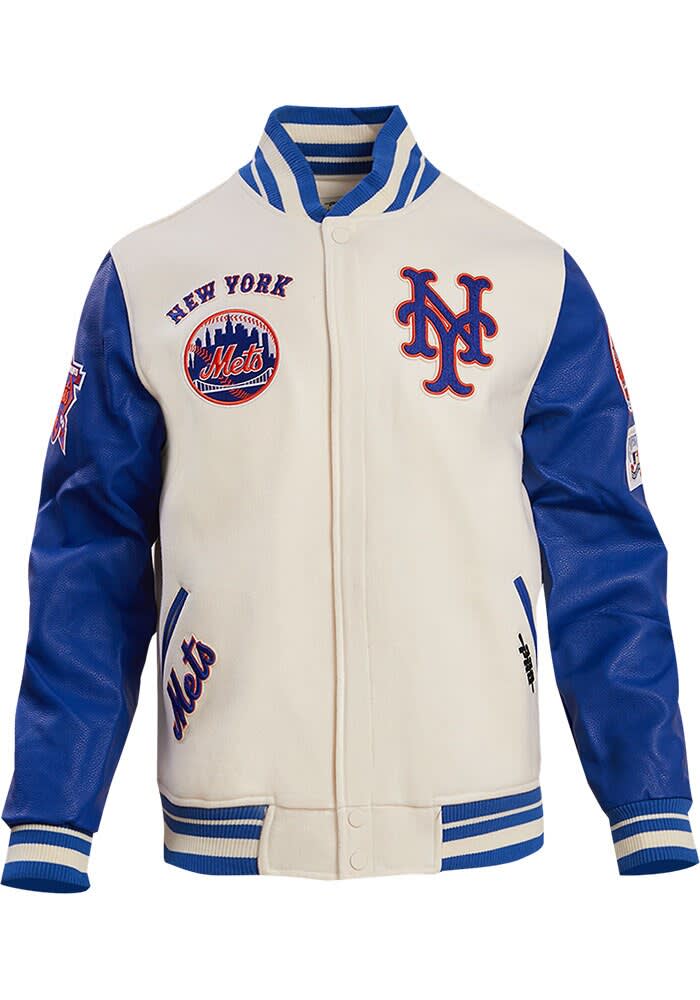 Pro Standard New York Mets Mens White Retro Wool Varsity
