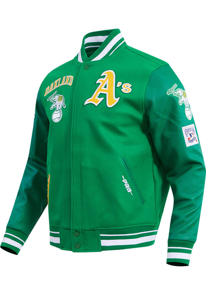 Athletics A's ジャケット ダークグリーン Athletics A's ジャケット ダークグリーン Vintage Green Chalk Line
