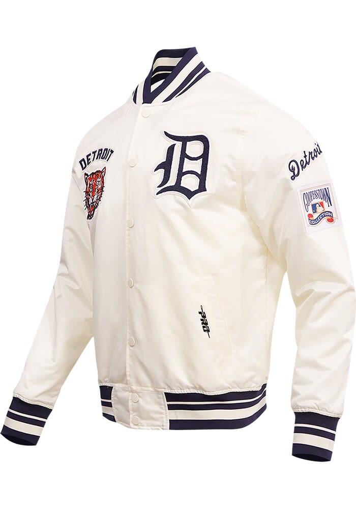 Pro Standard Detroit Tigers Mens White Retro Classic Satin