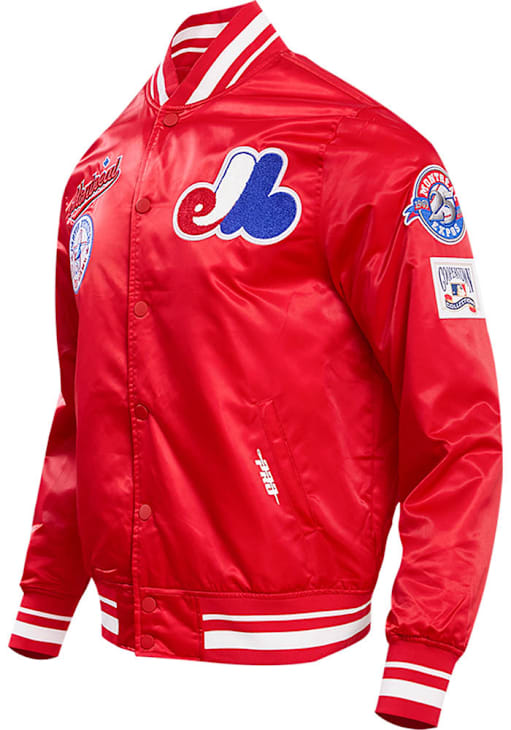 Pro Standard Montreal Expos Mens Red Retro Classic Satin Light