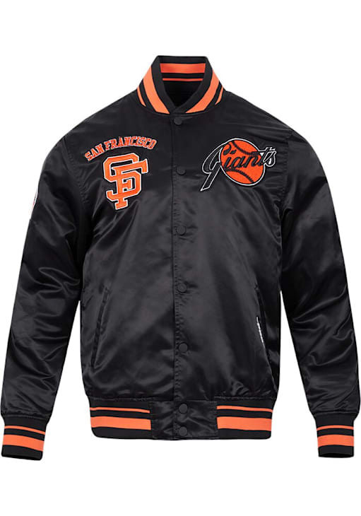 Pro Standard San Francisco Giants Mens BLACK Retro Classic Satin