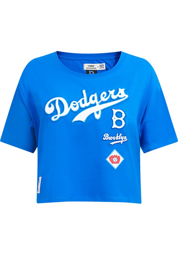 Pro Standard Brooklyn Dodgers Womens ROYAL Retro Boxy T Pro Standard Brooklyn Dodgers Womens ROYAL Retro Boxy T