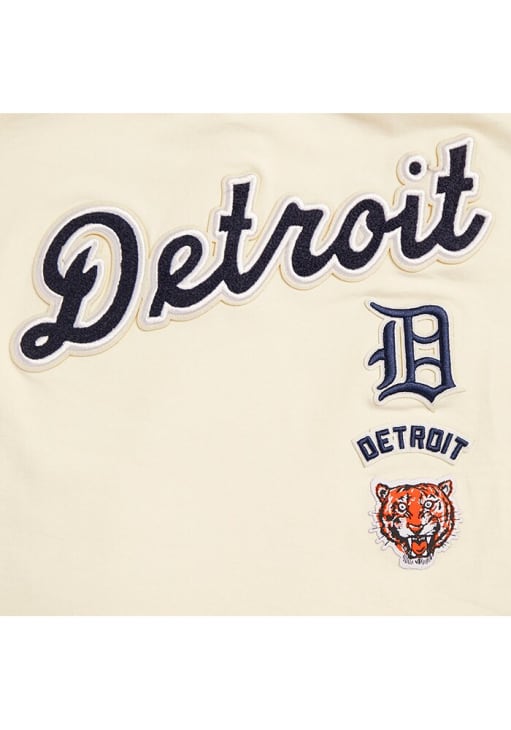 Pro Standard Detroit Tigers Womens White Retro Boxy Short Sleeve T-Shirt