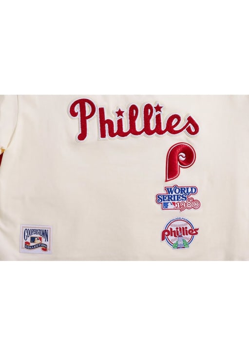 Pro Standard Philadelphia Phillies Womens White Retro Boxy Short Sleeve T-Shirt