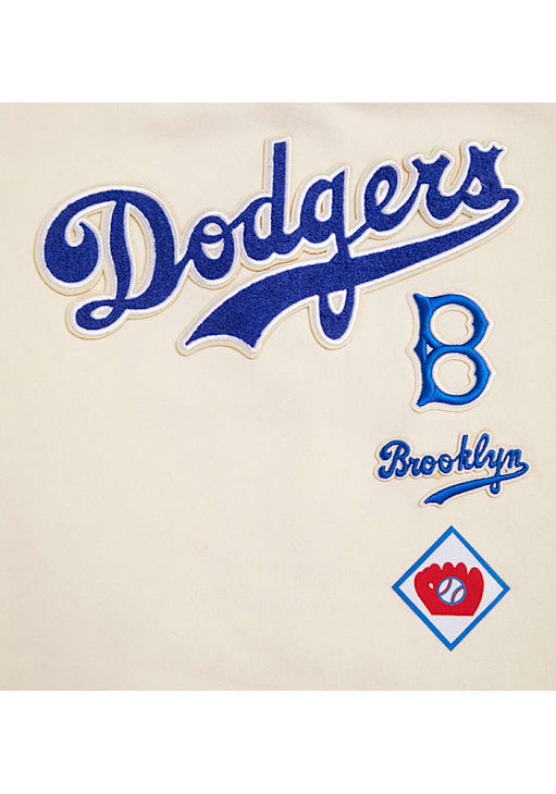 Pro Standard Brooklyn Dodgers Womens White Retro Classic Crew Sweatshirt
