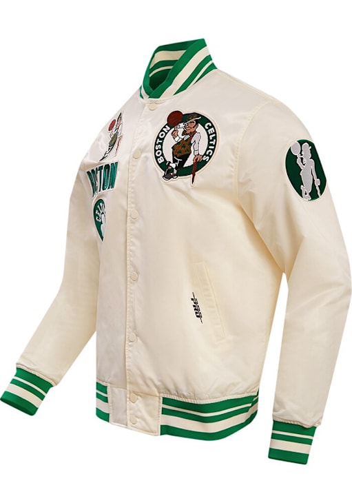 Pro Standard Boston Celtics Mens CREAM Retro Satin Light Weight
