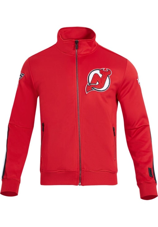 Pro Standard New Jersey Devils Mens Classic Track Jacket - RED/BLACK