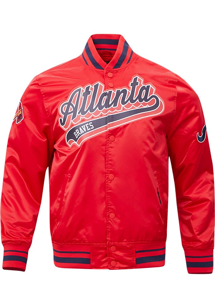 Braves Starter ジャケット ネイビー（Starter Atlanta Braves