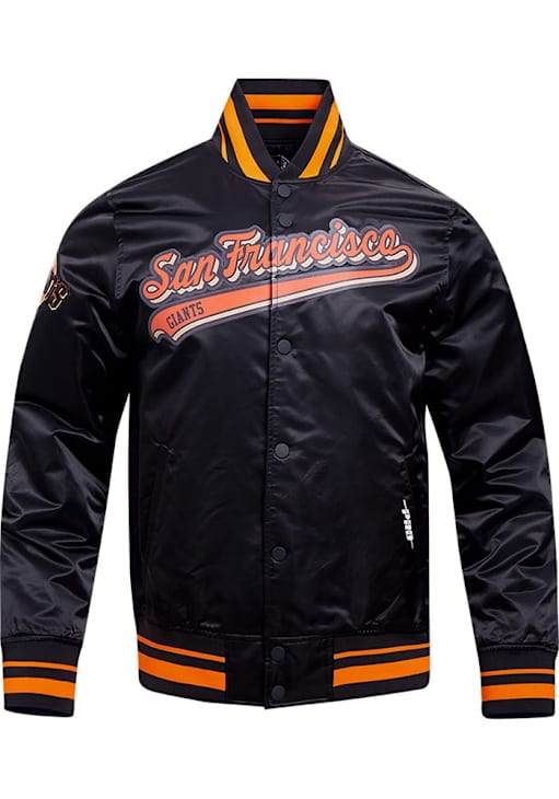Pro Standard San Francisco Giants Mens BLACK/ORANGE Script Tail