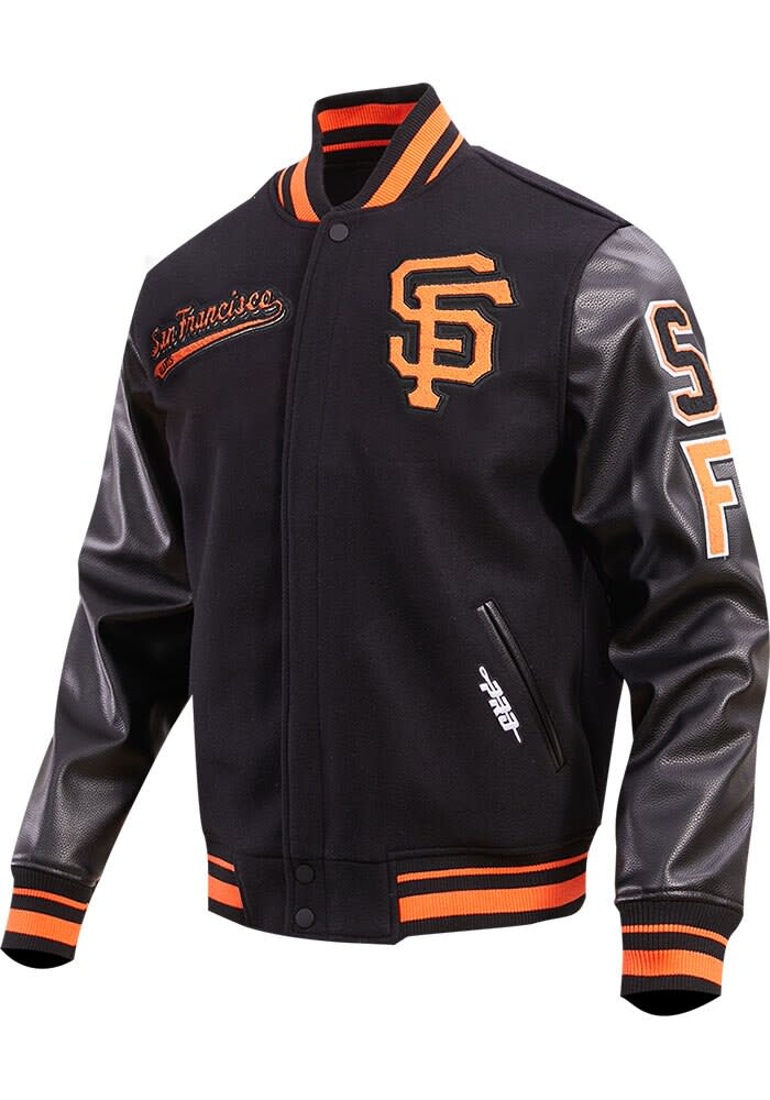 San Francisco Giants Pro Standard Womens BLACK/ORANGE Script Tail