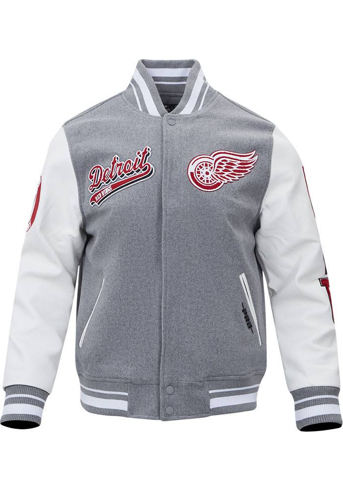 Detroit Red Wings Pro Standard Womens GREY/WHITE Script Tail