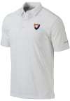 Main image for Mens Illinois Fighting Illini White Columbia Vault Heat Seal Omni Wick Drive Short Sleeve Polo Shi..