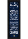Indiana Pacers 8x24 Framed Posters