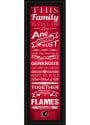 Calgary Flames 8x24 Framed Posters