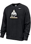 Main image for Mens Purdue Boilermakers Black Nike Retro Logo Crew Sweatshirt