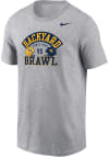 Main image for Pitt Panthers Grey Nike Football Backyard Brawl DriFIT Short Sleeve T Shirt
