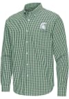 Main image for Mens Michigan State Spartans Green Antigua Ellis Long Sleeve Dress Shirt