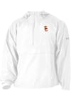 Main image for Mens USC Trojans White Columbia Heat Seal Prodigy Qtr Zip Pullover