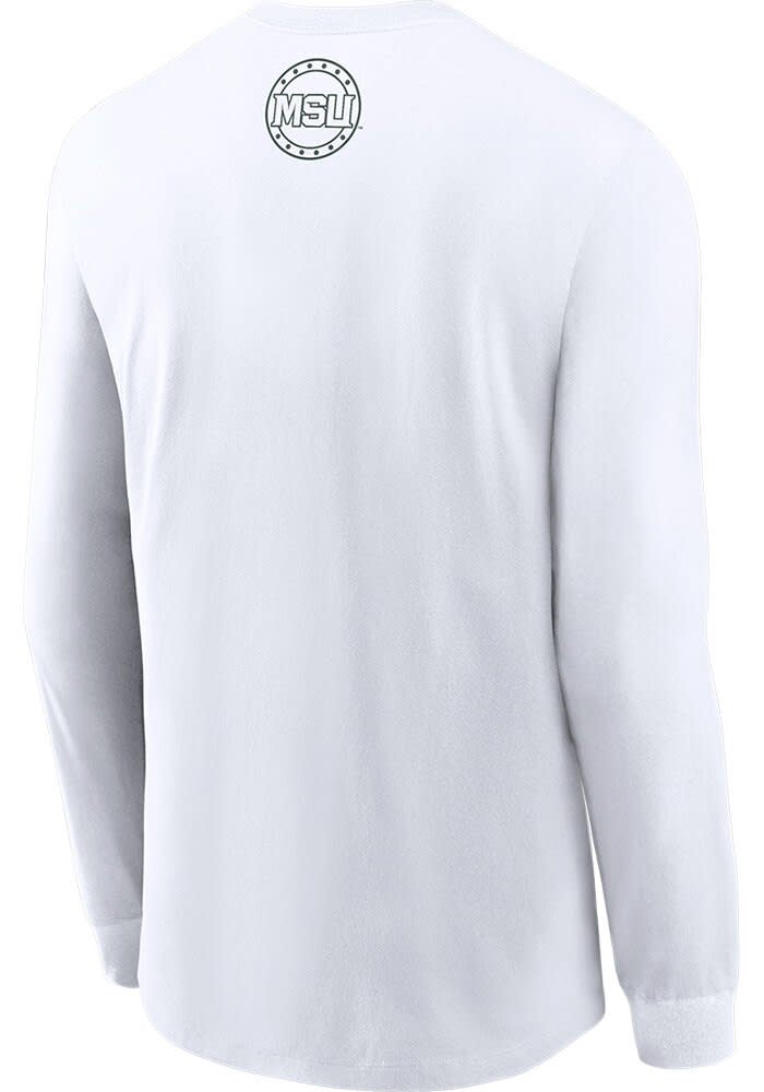 Nike Mens White Michigan State Spartans Official 2025