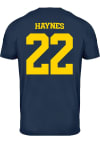 Main image for Justice Haynes  Mens Navy Blue Michigan Wolverines Football Name And Number Player T Shirt