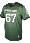Main image for Hayden Lorius Genuine Collective Mens Green Michigan State Spartans NIL Football Jersey