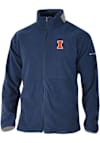 Main image for Mens Illinois Fighting Illini Navy Blue Columbia Everest Ridge Medium Weight Jacket