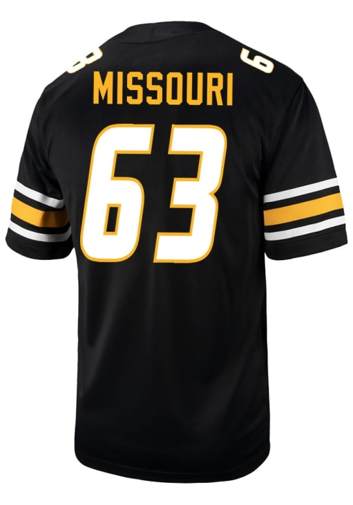 Chace Missouri  Nike Missouri Tigers Black NIL Name And Number Football Jersey