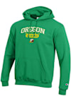 Main image for Mens Oregon Ducks Green Champion Pill Box Grandma Powerblend Hooded Sweatshirt
