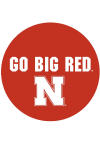 Main image for Red Nebraska Cornhuskers 3" Go Big Red Button