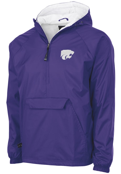 Mens Purple K-State Wildcats Classic Solid Light Weight Jacket