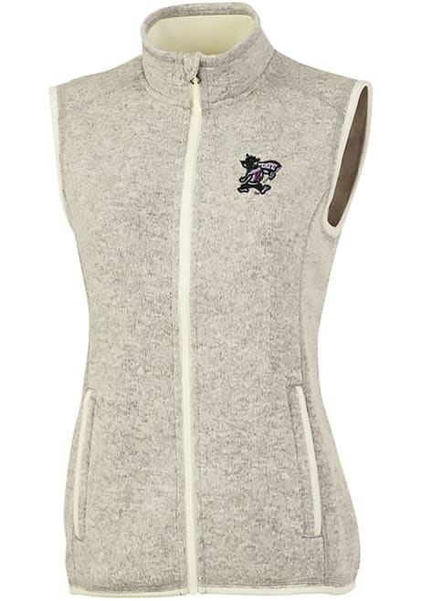 Womens Oatmeal K-State Wildcats Pacific Vest