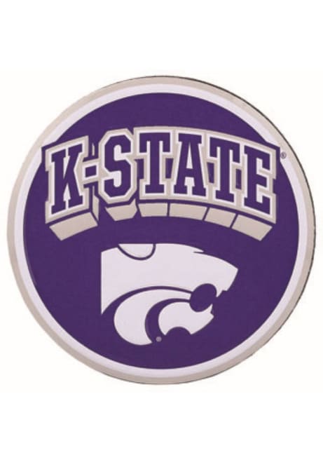 K-State Wildcats Purple Tin Magnet