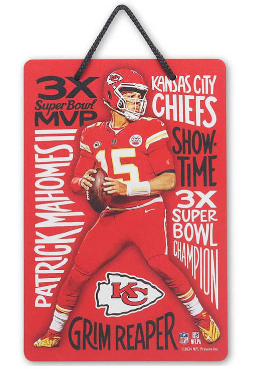 Patrick Mahomes Kansas City Chiefs X-Metal Sign