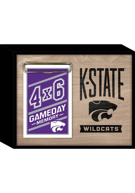 Brown K-State Wildcats Deep Wood Photo Picture Frame
