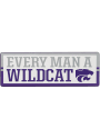 K-State Wildcats Every Man Wood Sign