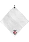 Main image for White Wisconsin Badgers Microfiber 15x15 Golf Towel
