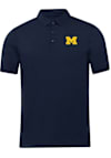 Main image for Mens Michigan Wolverines Navy Blue lululemon Evolution Polo Short Sleeve Fashion Polo