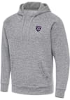 Main image for Antigua Louisville City FC Mens Grey Victory Big and Tall Hooded Sweatshirt