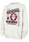 Main image for Womens Indiana Hoosiers Ivory 47 2025 CFP National Champions Oversized Crew Sweatshirt