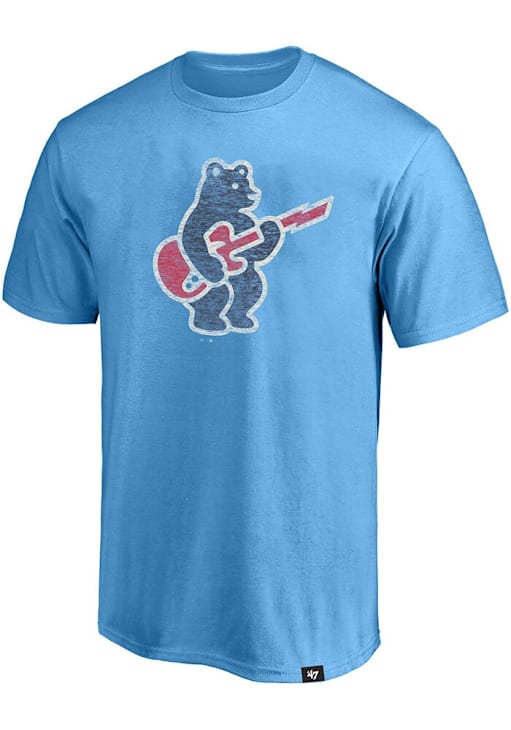 Cubs Merchandise Chicago Cubs T Shirts Big And Tall Men's Chicago Cubs Profile Big Tall T-Shirt Shorts Combo Set