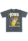 Main image for Iowa Hawkeyes Basketball Hoops Heavyweight Short Sleeve T Shirt - Charcoal