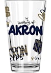 Main image for Navy Blue Akron Zips 16oz Pint Glass