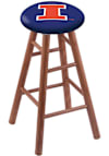 Main image for Brown Illinois Fighting Illini Round Cushion Oak Pub Stool