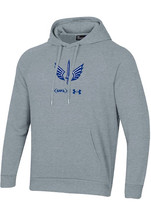 Under Armour St Louis Battlehawks Mens ATHLETICGREY Rival Hoodie