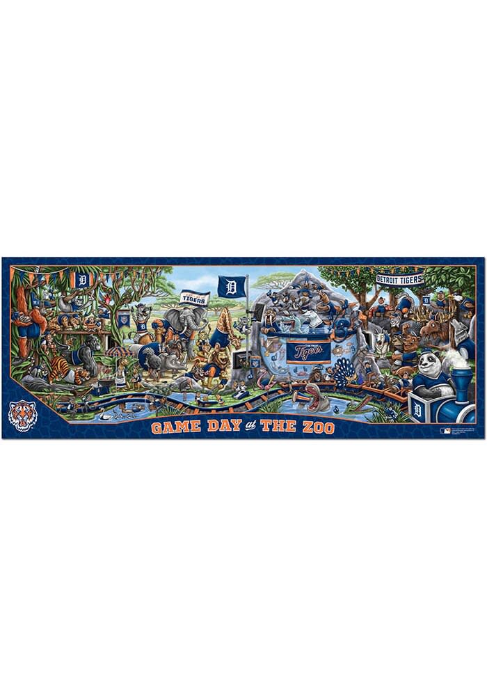 Detroit tigers blue game day at the zoo puzzle - 68600009