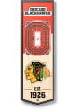 Chicago Blackhawks 6x19 inch 3D Stadium Banner