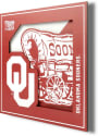 Oklahoma Sooners 12x12 3D Logo Sign