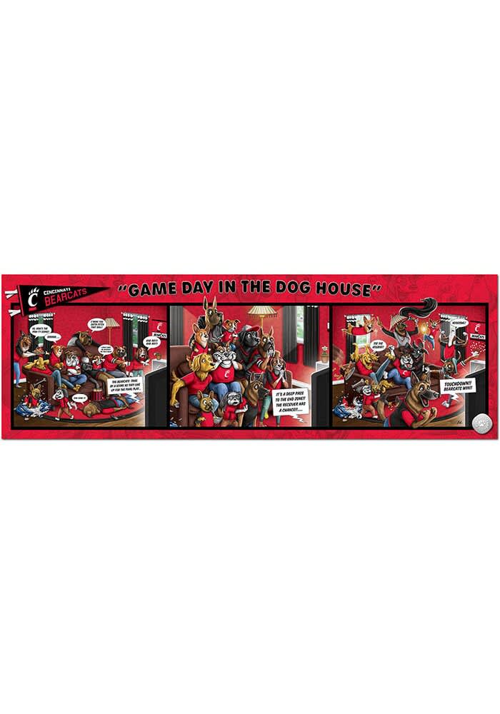 Cincinnati Bearcats Red 1000 Piece Purebread Fans Game Day Dog