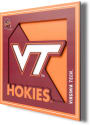Virginia Tech Hokies 12x12 3D Logo Sign