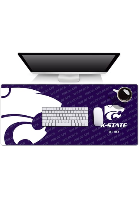 Purple K-State Wildcats Logo Mousepad